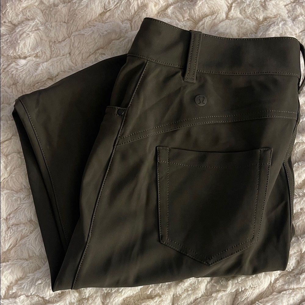 lululemon athletica Dark Olive Skinny Pants